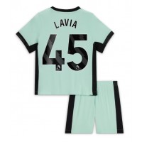 Dres Chelsea Romeo Lavia #45 Tretina pre deti 2023-24 Krátky Rukáv (+ trenírky)
